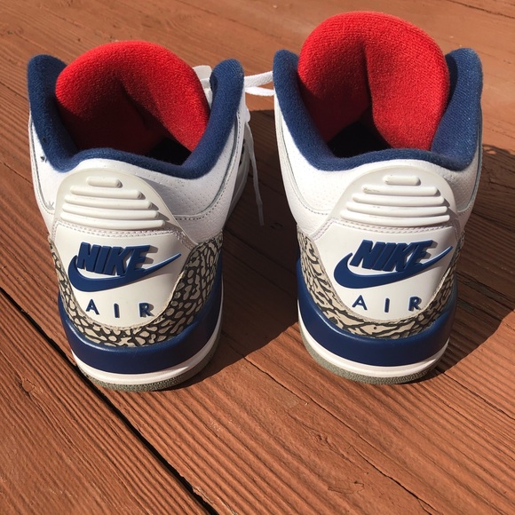 Retro Air Jordan TRUE BLUE 3 - Picture 3 of 3